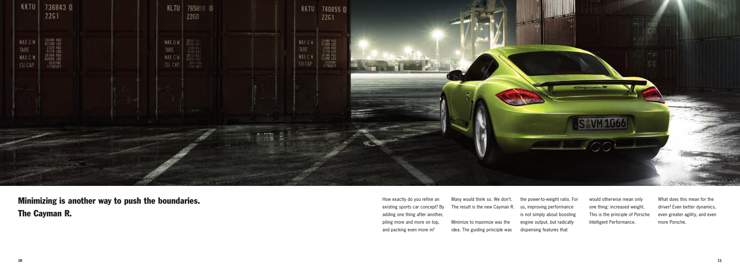 2011 Porsche Cayman R Brochure Page 6